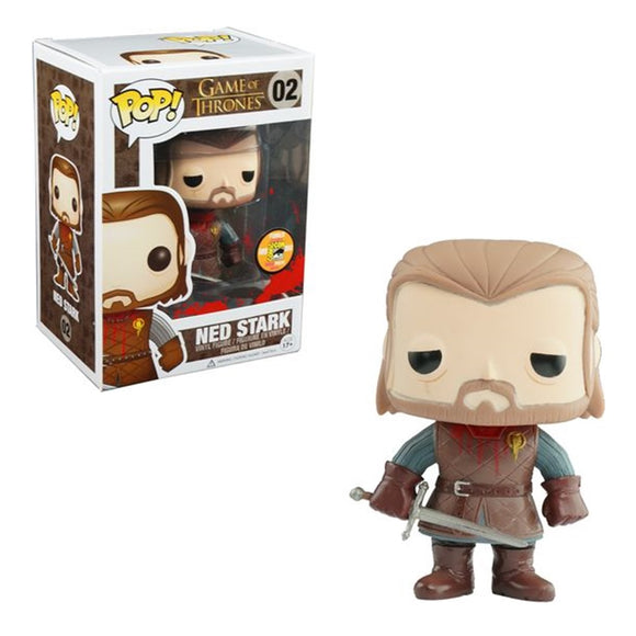 Funko Pop! Game of Thrones: Ned Stark (Headless and Bloody SDCC 2013 Exclusive LE 1008) #02 [Dent/Tear on the back]