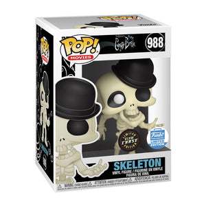 Funko Pop! Movies: Corpse Bride - Skeleton Bojangles (Glow in the Dark Chase Special Edition) #988