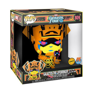 Funko Pop! Marvel: Fantastic Four - Galactus the Lifebringer with The Fallen One (Blacklight Chase Jumbo Edition) #809