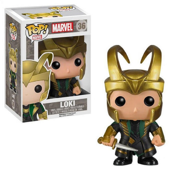 Funko Pop! Marvel: Loki with Helmet #36