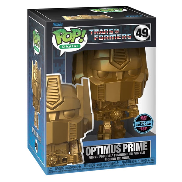 Funko Pop! Digital: Transformers - Optimus Prime (Gold - Grail LE 999 PCS) #49
