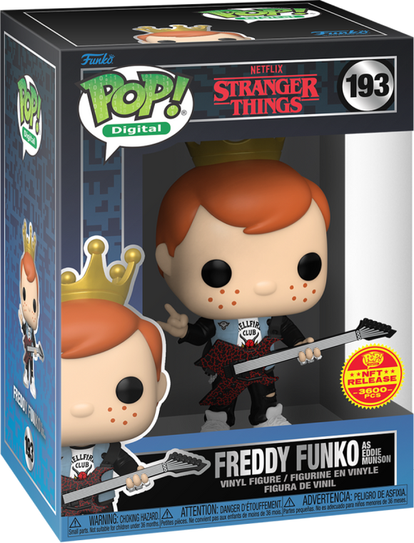 Funko Pop! Digital: Stranger Things - Freddy Funko as Eddie Munson (Royalty LE 3600 PCS) #193
