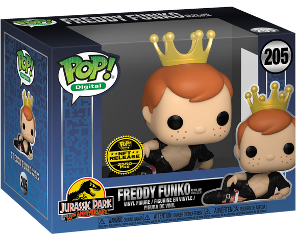 Funko Pop! Digital: Jurassic Park - Freddy Funko as Dr Ian Malcolm (Royalty LE 2550 PCS) #205
