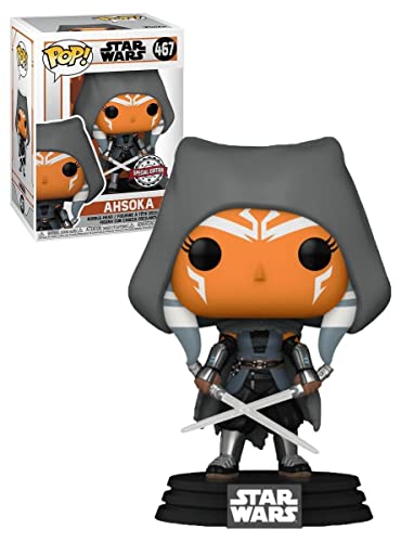 Funko POP! Star Wars: Mandalorian - Ahsoka Tano - (hooded), One Size - The Mandalorian - Collectable Vinyl Figure For Display - Gift Idea - Official Merchandise - Toys For Kids & Adults - TV Fans