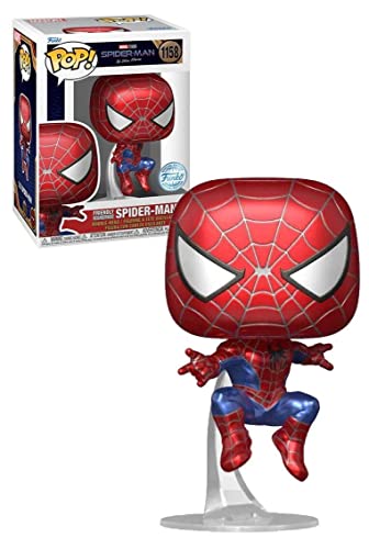 Funko Pop! Marvel: Spider-Man No Way Home - Friendly Neighborhood Spider-Man (Metallic Special Edition) #1158