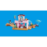 Playmobil 70279 Family Fun Waterfront Ice Cream Shop, for Children Ages 4+
