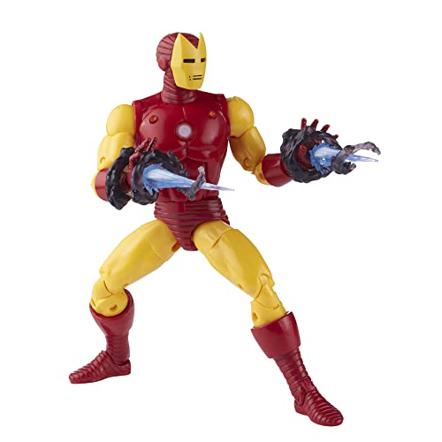 Hasbro Marvel Legends Series 20th Anniversary Series 1 Iron Man 6-Inch Action Figure Collectible Toy, 9 Accessories, Multicolor, F3463