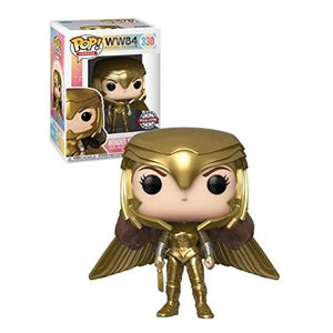 Funko 46661 Pop! Heroes: DC WW84 - Wonder Woman (Metallic Golden Armour Special Edition) #330
