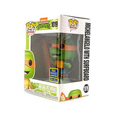 Funko Pop! Television: TMNT - Michelangelo with Surfboard (Summer Convention 2020 Exclusive) #1019