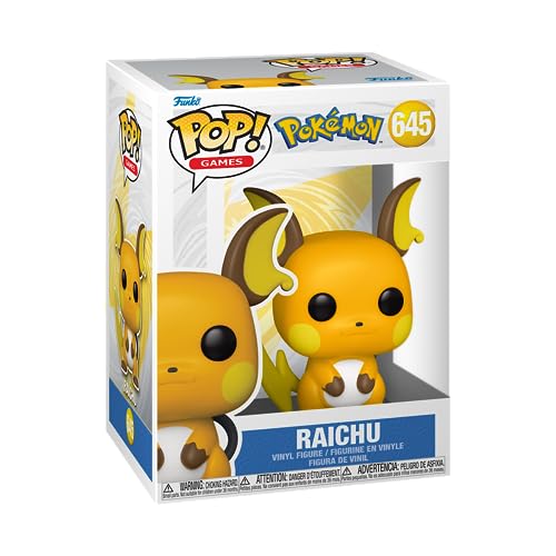 Funko POP! Games: Pokemon - Raichu - Collectable Vinyl Figure - Gift Idea - Official Merchandise - Toys for Kids & Adults - Video Games Fans - Model Figure for Collectors and Display