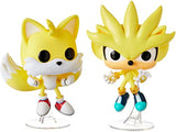 Funko 48283 Pop! Games: Sonic The Hedgehog - Super Tails & Super Silver (2-Pack Special Edition)