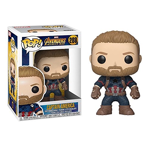 Funko Marvel: Marvel Avengers Infinity War - Captain America - Collectable Vinyl Figure - Gift Idea - Official Merchandise - Toys for Kids & Adults - Movies Fans - Model Figure for Collectors