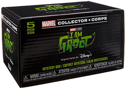 Funko Marvel Collector Corps Subscription Box, I Am Groot Disney+ Theme, XL, Multicolor