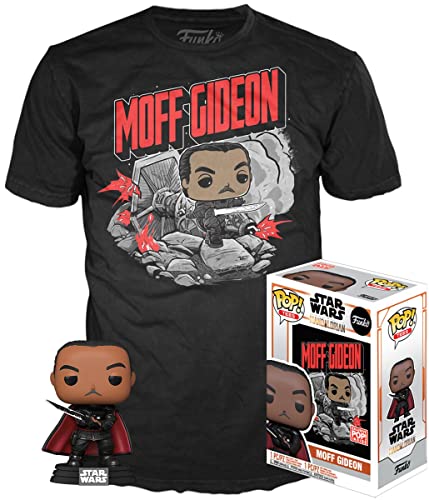Star Wars Funko The Mandalorian POP! & Tee Box Moff Gideon Size M shirts