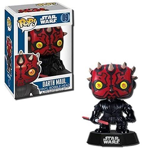 Funko POP! Star Wars Darth Maul Bobble Head Vinyl Figure - Collectable Vinyl Figure - Gift Idea - Official Merchandise - Toys For Kids & Adults - Movies Fans - Model Figure For Collectors And Display