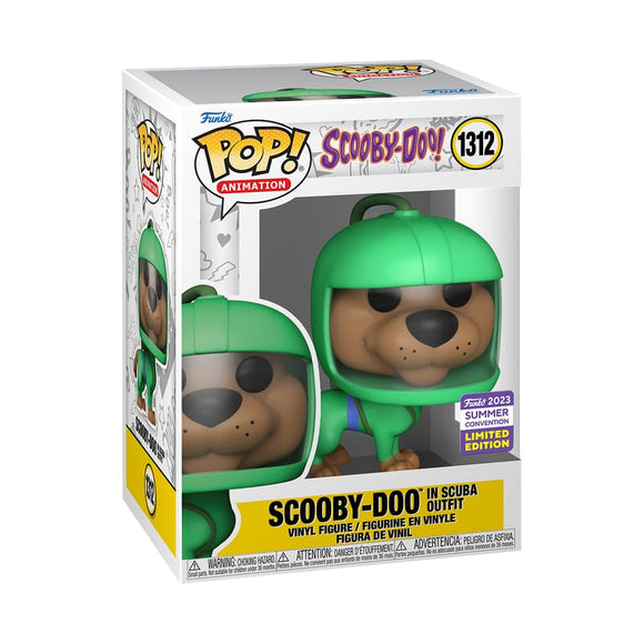 Funko Pop! Animation: Scooby-Doo! - Scooby-Doo in Scuba Outfit (2023 Summer Convention Exclusive) #1312