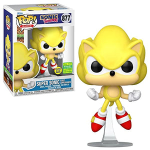 Funko Pop! Games: Sonic The Hedgehog - Super Sonic First Appearance (Summer Convention 2022 Glow in the Dark Exclusive) #877