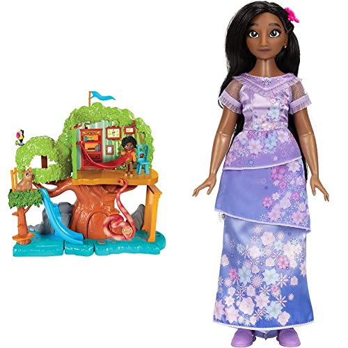 Disney Encanto Antonio Tree House Playset, Interactive Playset Includes Step and Surprise Feature, Singing Hammock and 5 Accessories For Added Play, Antonio Doll Included