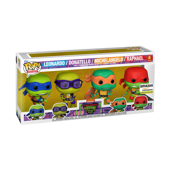 Funko POP! Movies: Teenage Mutant Ninja Turtles (TMNT) POP! - Amazon Exclusive - Collectable Vinyl Figure - Gift Idea - Official Merchandise - Toys for Kids & Adults - Movies Fans