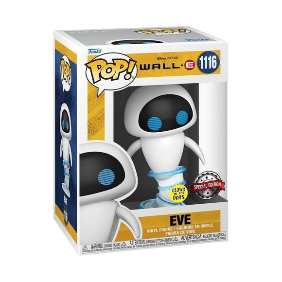 Wall-E assortiment POP! Disney Vinyl figurines Eve Flying (Glow-in-the-Dark) 9 cm