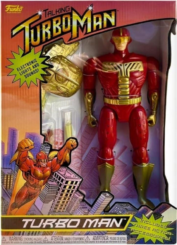 Funko Action Figure: Jingle All the Way - Talking Turbo Man (Electronic Lights and Sounds)
