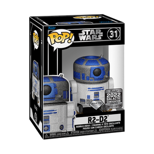 Funko Pop! Star Wars: R2-D2 (2022 Galactic Convention Diamond Collection Exclusive) #31