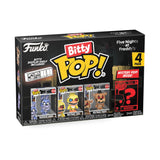 Funko Bitty Pop! Five Nights At Freddy's (FNAF) - Nightmare Bonnie 4PK - Nightmare Bonnie, Nightmare Chica, Nightmare Freddy and A Surprise Mystery Mini Figure - 0.9 Inch (2.2 Cm) Collectable