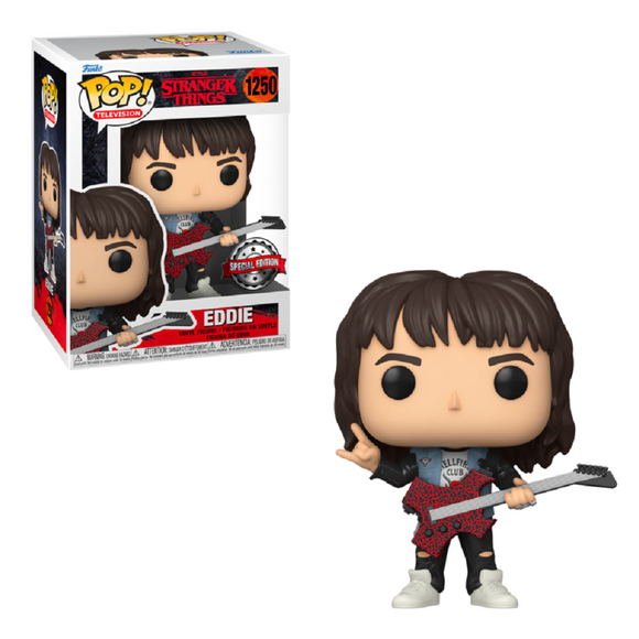 Funko Pop! Television: Stranger Things - Eddie (with Guitar Special Edition) #1250