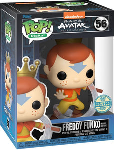 Funko Pop! Digital: Avatar The Last Airbender - Freddy Funko as Aang (LE 4,160 PCS) #56
