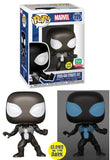 Pop! Marvel Spiderman in Symbiote Suit Glow in the Dark Funko Shop Exclusive Limited Edition
