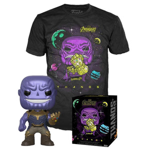 Funko Pop! & Tee Marvel: Infinity War - Thanos (Metallic Pop)