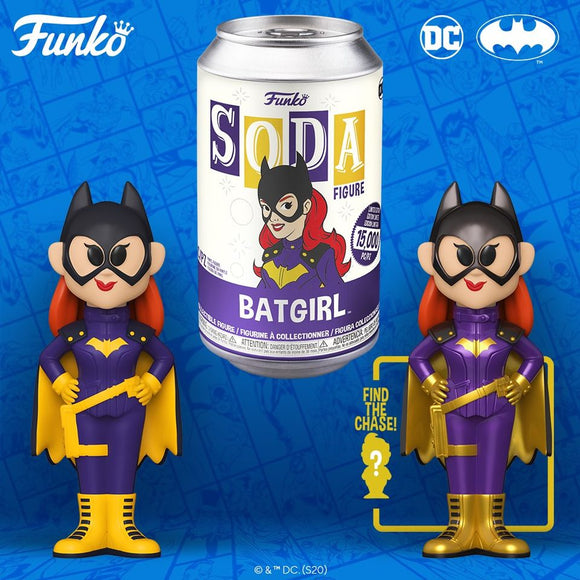Funko Soda! 50914 DC Comics - Batgirl (1/6 chance of finding a metallic Chase!)
