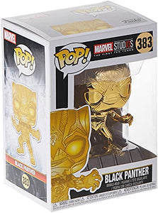 Funko Pop! 33520 Marvel Studios (The First Ten Years) Black Panther Gold Chrome #383