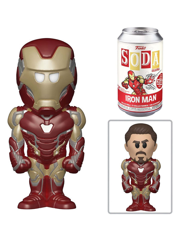 Funko Vinyl Soda: Iron Man (SEALED CASE, EXPECTED CHASE!)